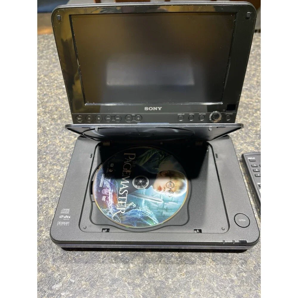 Sony Portable DVD Player #NP-FX110 Remote, Pow Cord Preowned Tested Works GREAT